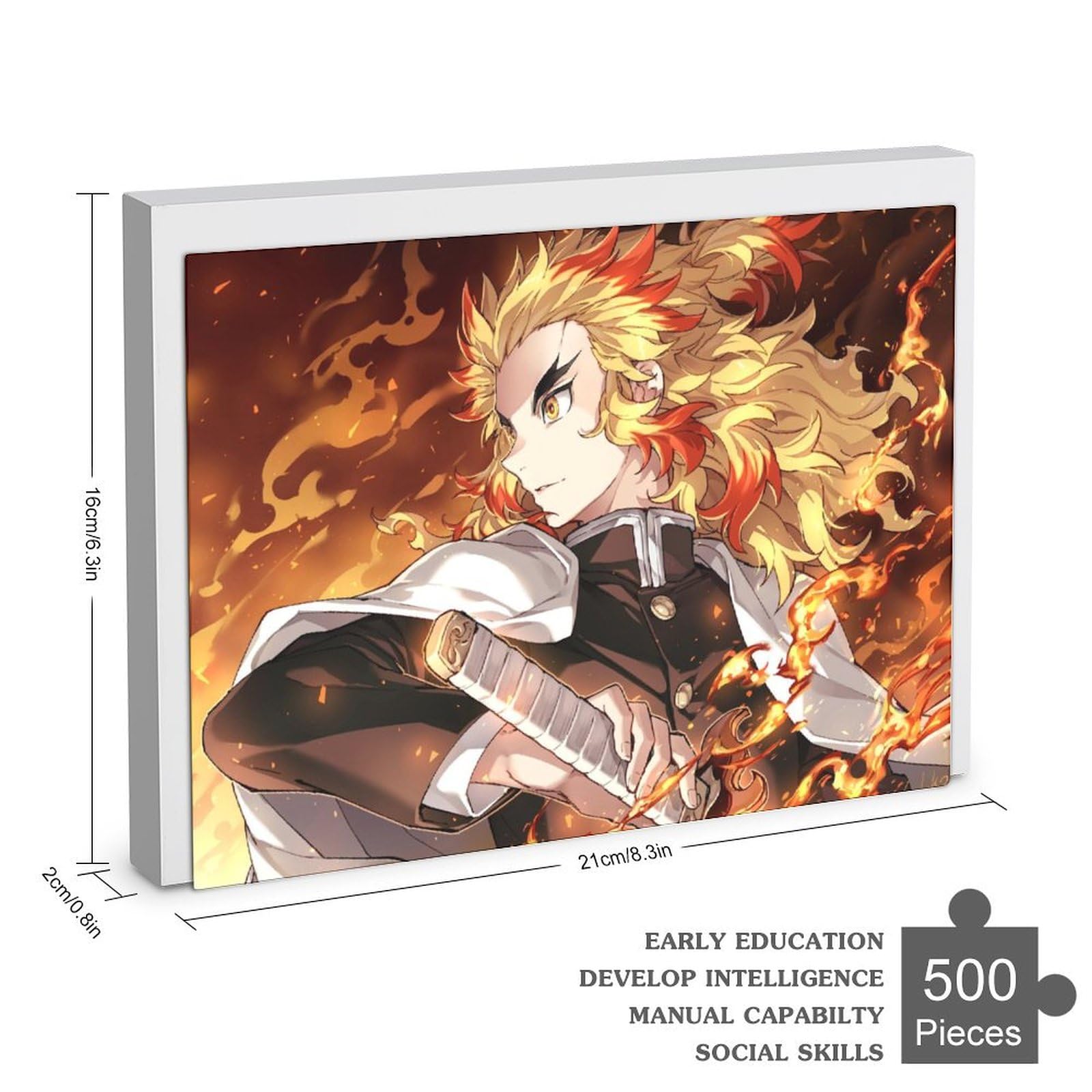 Amazon.co.jp: 鬼滅の刃 ジグソーパズル 500 PCS GMZR7185-煉獄杏寿郎